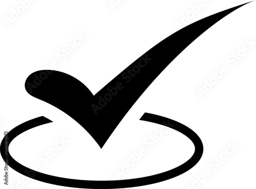 Checkmark checklist icon transparent background.