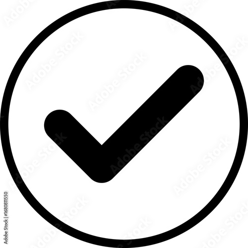 Checkmark checklist icon transparent background.