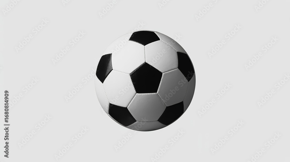 Obraz premium soccer ball on white background