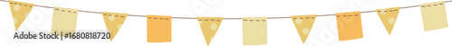 Decorative Pennant Flags Garland