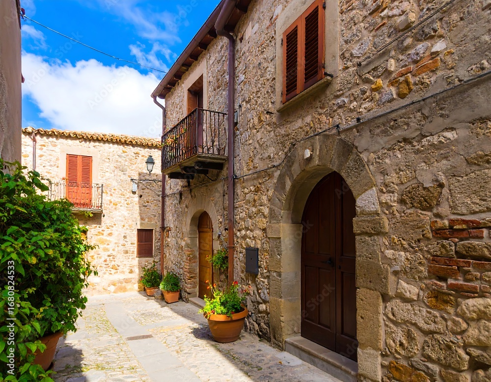 Obraz premium Picturesque Italian alleyway (1)