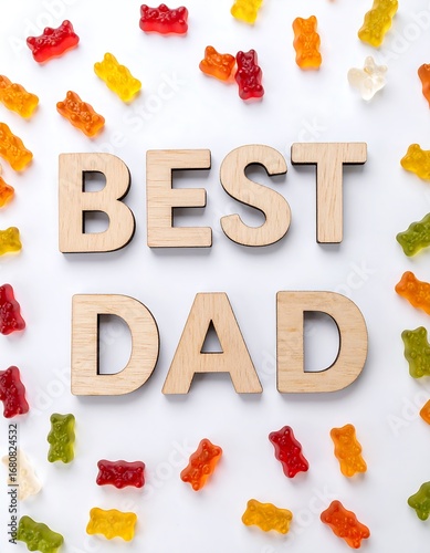 Wooden letters spelling out 