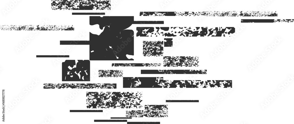 Obraz premium Glitch Texture