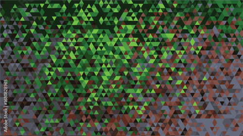 Abstract background of shimmering green and red glitter particles creating a vibrant textured effect perfect for festive or celebratory designs