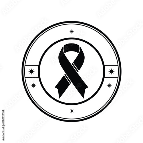 Powerful emblem symbolizing universal awareness, steadfast support, and collective solidarity for various important causes.