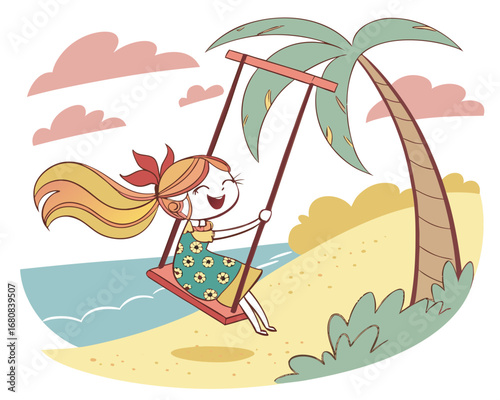 girl on the beach