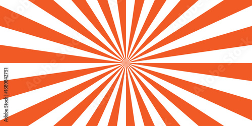 Vector sunray stripe background. Light sunburst glowing background. Sunburst pattern summer social banner. vector illustration pattern beam rays. Spiral radial striped backdrop design.	