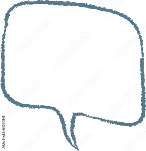 Rough Speech Bubble Outline