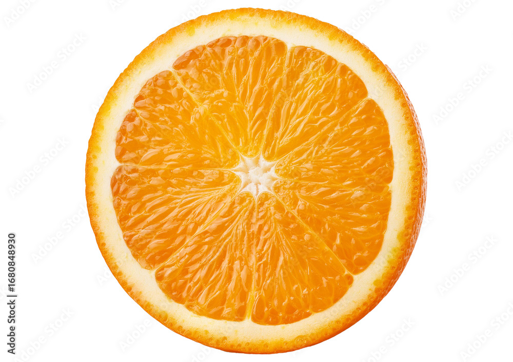 Fototapeta premium Orange slice Isolated on transparent or white background