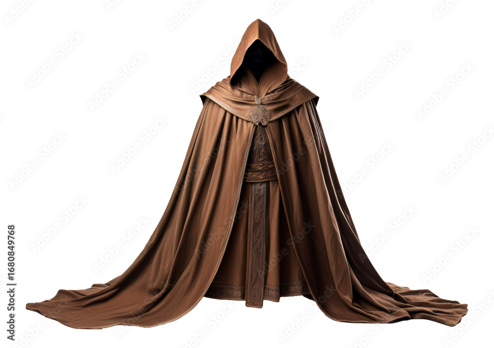 Naklejka premium Cloak Isolated on Transparent or White Background.