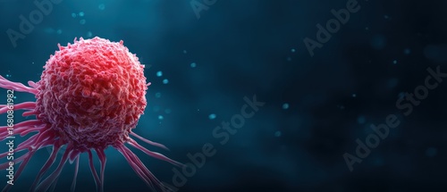 Cancer cell illustration