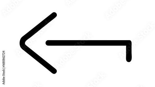 Back Arrow Symbol navigation direction
