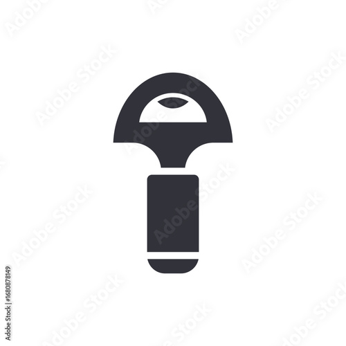 Stylized Bottle Opener Icon In Minimalist Design For Creative Projects