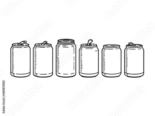 Cola line art illustration