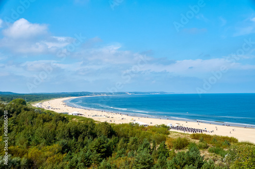 Swinemünde. Strand von Oben. 