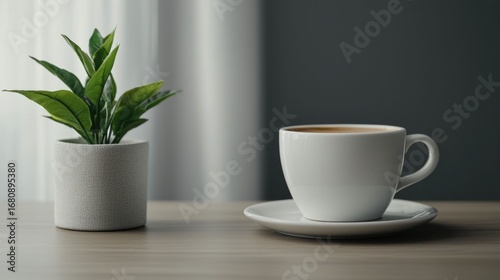 Wallpaper Mural Cozy and Inviting Atmosphere with a Live Poetry Reading Taking Place in a Charming Coffee Shop or Caf Setting Featuring a Cup of Coffee Potted Plant and Comfortable Workspace Torontodigital.ca