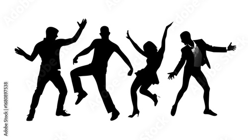 Businessman giving thumbs up silhouette gesture