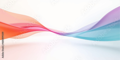 Abstract colorful background with flowing curves, blue and purple tones, and a smoky motion pattern