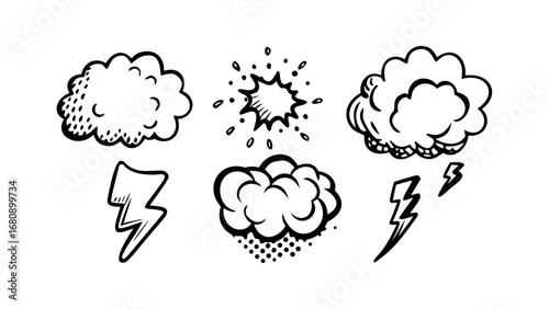 Comic book explosion burst vector