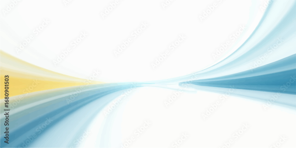 Obraz premium Abstract blue wave design with flowing lines and a futuristic, artistic flair