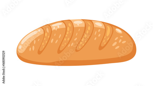 Golden Artisan Bread Loaf bakery food