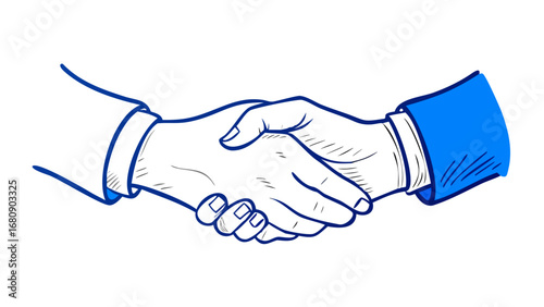 Handshake agreement partnership business deal