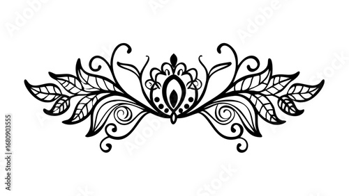 Intricate Floral Earring jewelry delicate