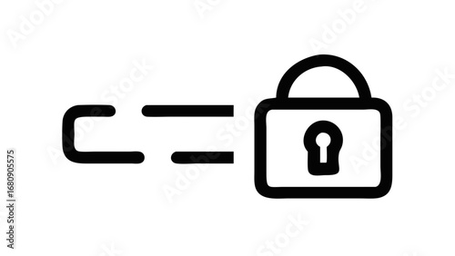 Secure Padlock Symbol security safety