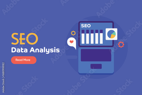 SEO analysis graph and chart analytics highlights data strategy and automation in search marketing.