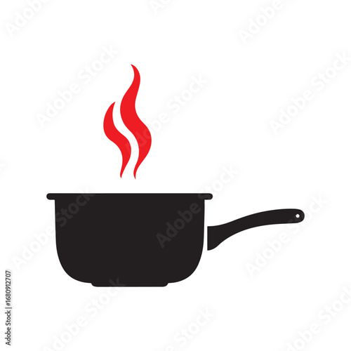 A casserole dish with steam symbolizing home and comfort cooking