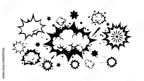 Bursting Fireworks Display celebration explosion