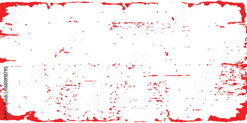 Abstract textured background with red and yellow border effects for graphic design white background