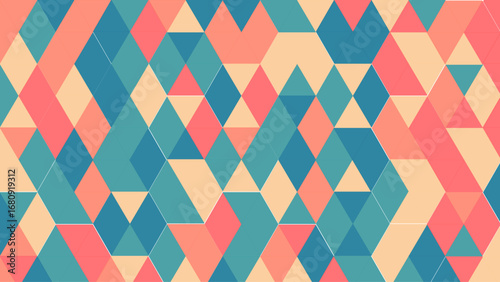 Wallpaper Mural Abstract Futuristic Low‑Poly Gradient Mosaic – Bold Polygonal Geometric Pattern for Modern Abstract Digital Art, Tech Design, and Ultra‑Contemporary Projects Torontodigital.ca