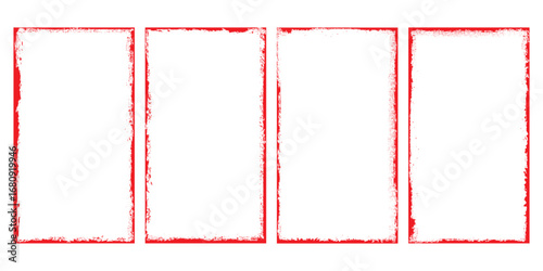 Abstract textured background with red and yellow border effects for graphic design white background