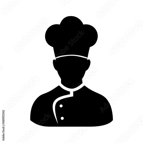 Illustration of a chefs portrait, , showcasing culinary expertise and professional service in the restaurant environment