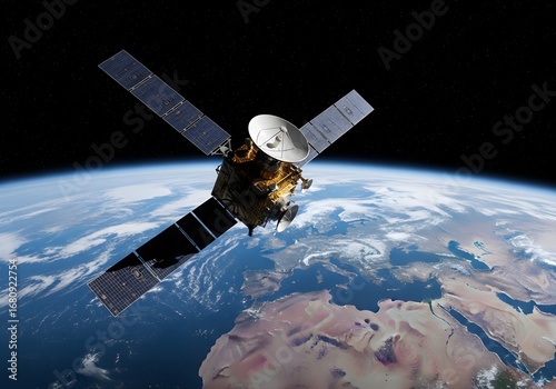 Satellite Orbiting Earth