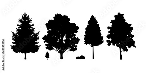 Minimalist black silhouette of a dog animal