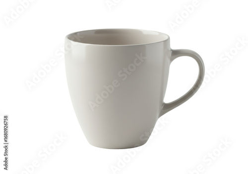 Fotografie Isolated stoneware mug for drinking beverages, tea or coffee at home or the offi