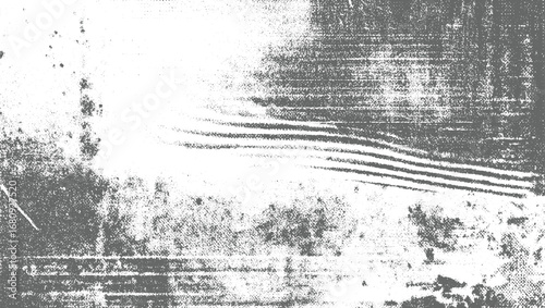 Grainy grey abstract texture with horizontal lines and speckles background black