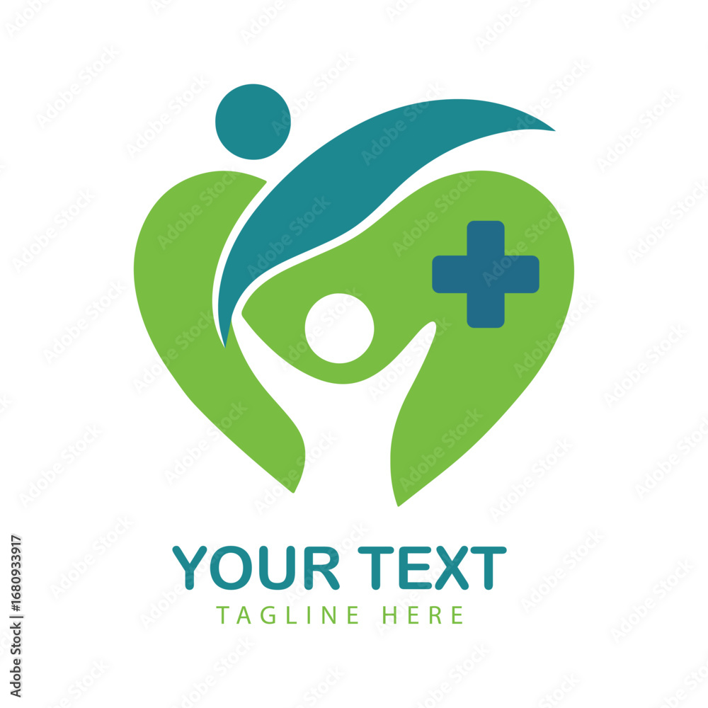 Obraz premium Healthcare Medical Logo Vector Art Illustration