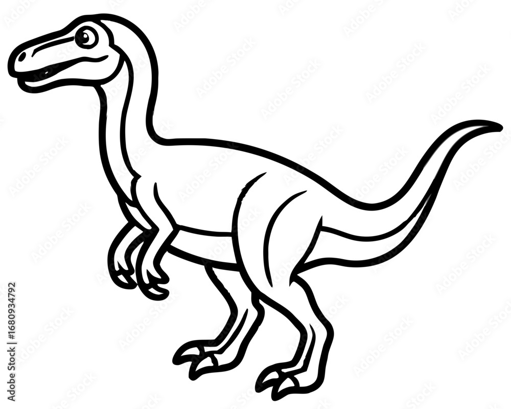 Fototapeta premium Cute Cartoon T-Rex Dinosaur Mascot Illustration – Prehistoric Animal Character