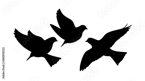 Black Silhouette of a Man Standing person male