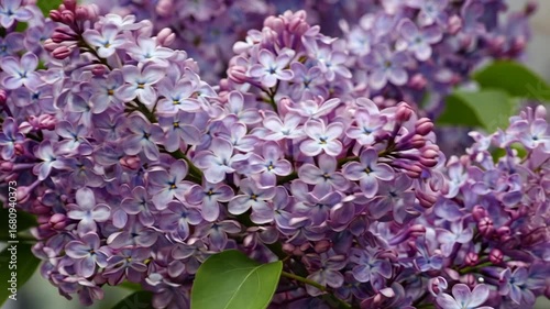 purple lilac flowers