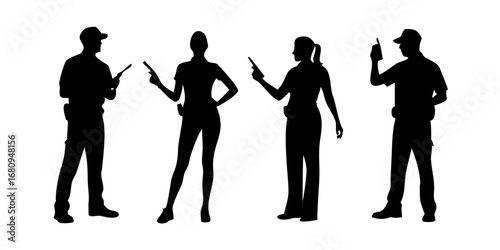 Man standing with arms outstretched silhouette open arms