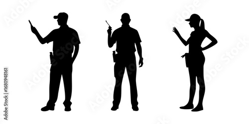 Man walking forward silhouette person