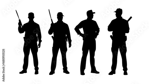Police Officer Silhouette law enforcement uniform
