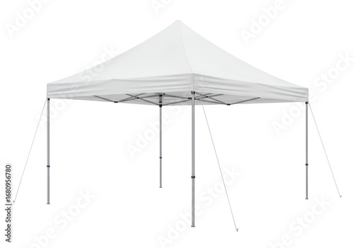 Isolated pop up canopy tent, portable outdoor event shelter, market booth, beach fair tent