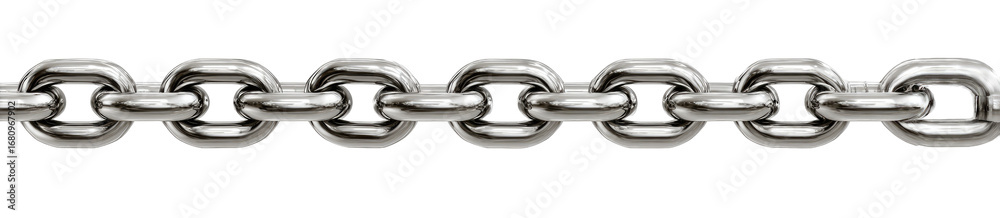 Obraz premium Steel chain links