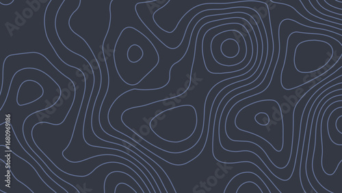 A dark and moody wallpaper with smooth curves and shades. A conceptual design showing elevation or depth.