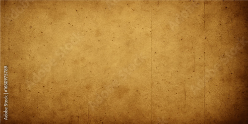 A blank, worn vintage parchment paper background with a stained, textured surface in sepia tones